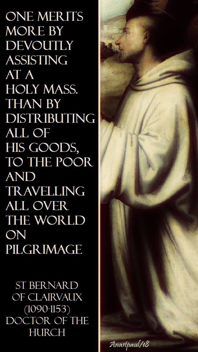 one merits more - st bernard of clairvaux - 4 feb 2018
