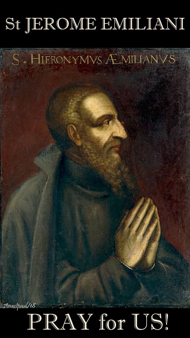 st jerome emiliani - pay for us 8 feb 2018