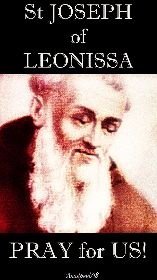 st joseph of leonissa - pray for us no 2 - 4 feb 2018