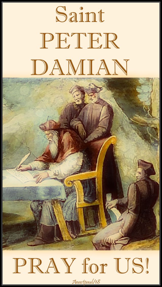 st peter damian - pray for us - 21 feb 2018