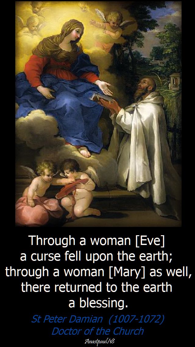 through a woman (eve) - st peter damina - 21 feb 2018