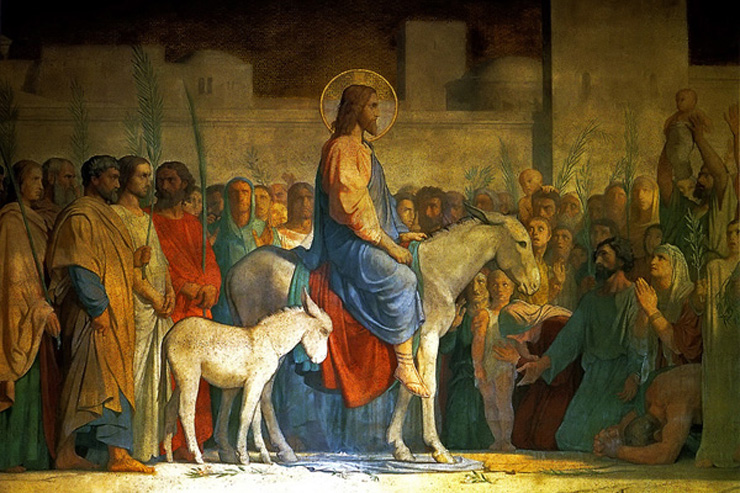 Christ's Entry into Jerusalem by Hippolyte Flandrin c. 1842