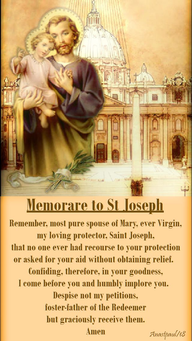 Memorare to St Joseph - 14 march 2018. DAY FIVE. jpg