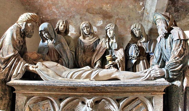 The Entombment by the Maitre du Chaorce. “