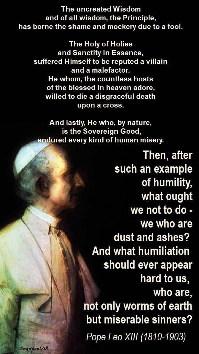 the uncreated wisdom - 22 march 2018 speaking of humility