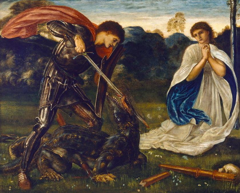 1-the-fight-st-george-kills-the-dragon-vi-edward-burne-jones