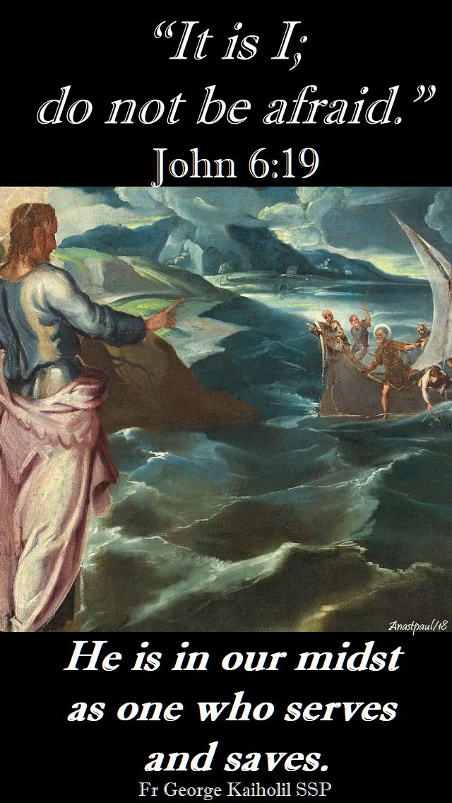 he is in our midst as one who serves and saves - fr george kaiholil ssp - 14 april 2018