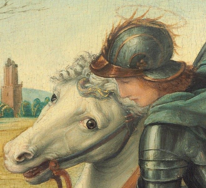 header - Detail from Saint George and the Dragon, Raphael, about 1506 ·