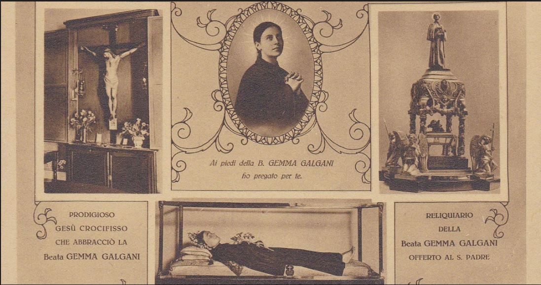 passionist monastery lucca - holy card issued