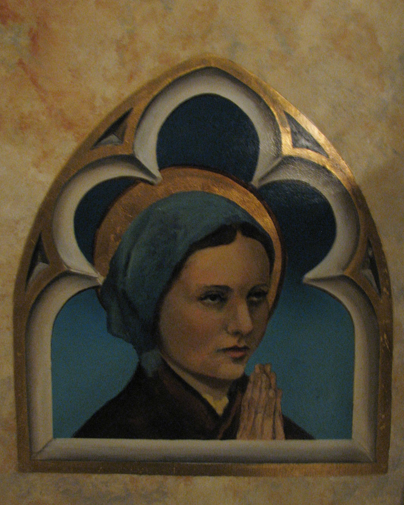 st bernadette in art