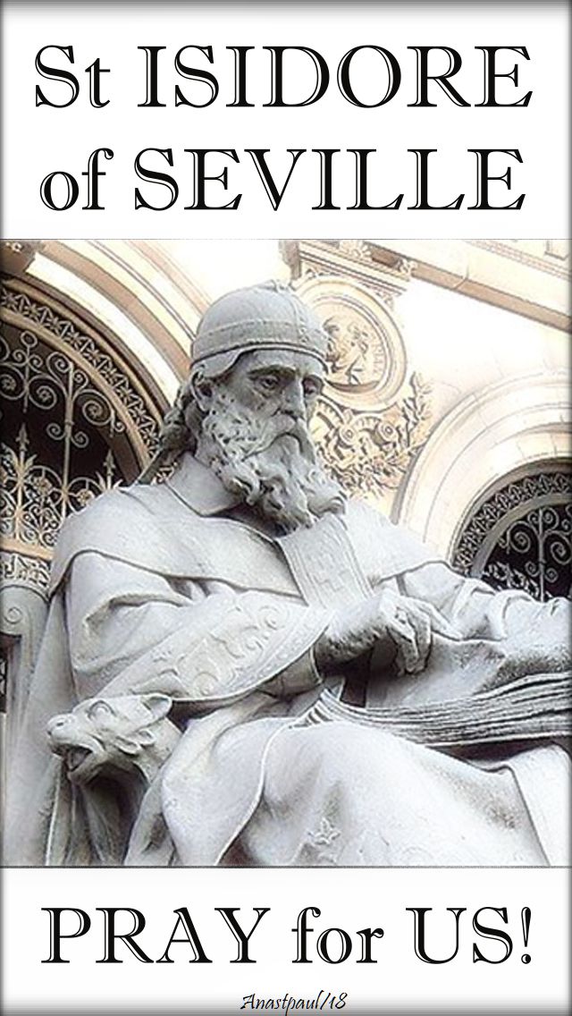 st isidore - pray for us no 2 - 4 april 2018