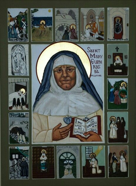 st mary euphrasia-holy card and info
