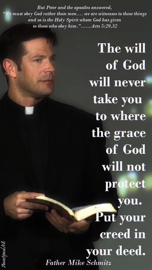 the will of god - for mike - 12 april 2018