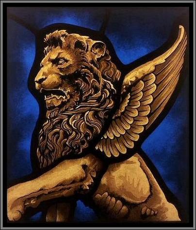 the winged lion of st mark