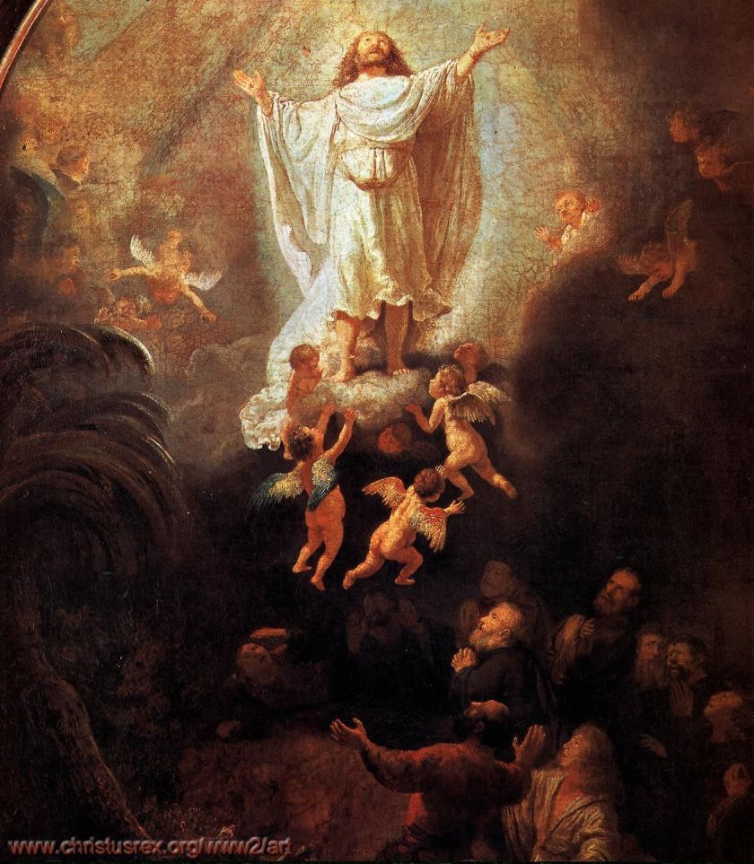 Ascension of Christ, Rembrandt Van Rijn