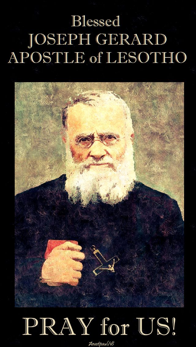 bl joseph gerard - pray for us - 29 may 2018