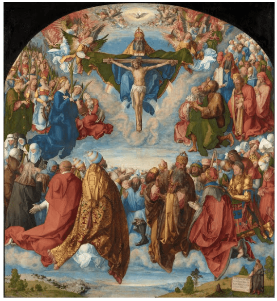 Dürer, 1511. holy trinity