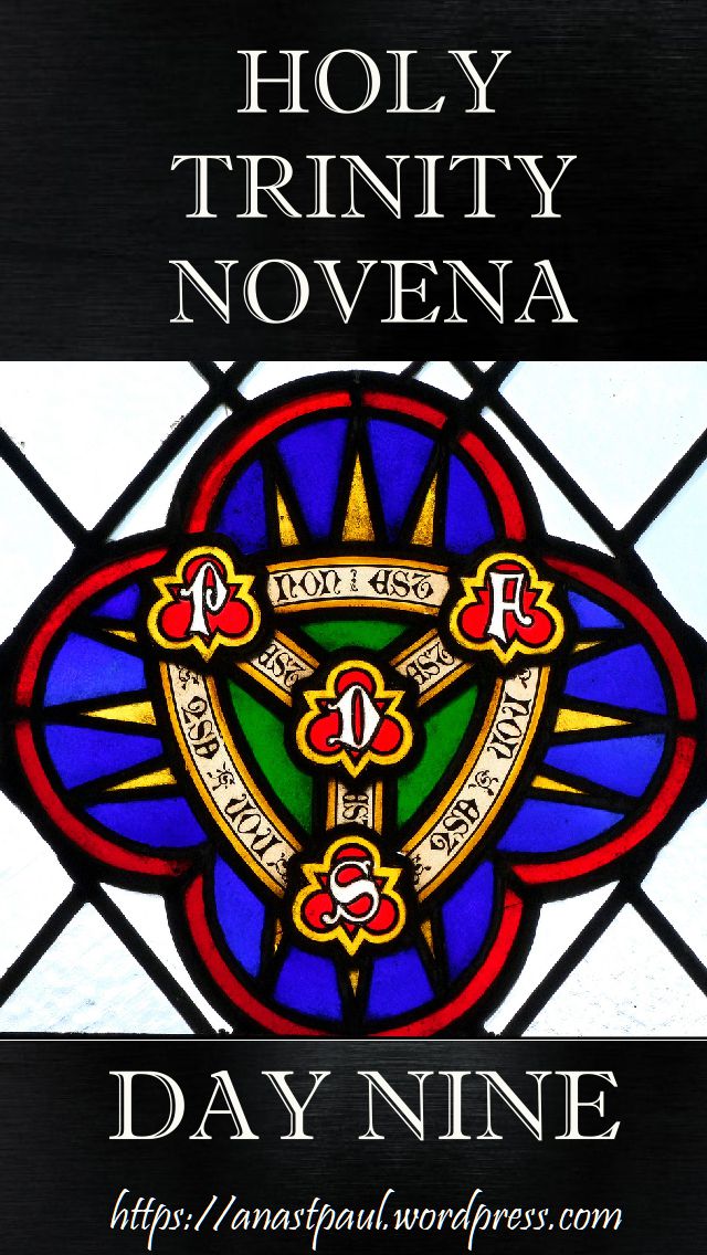 holy trinity novena - day nine - 26 may 2018