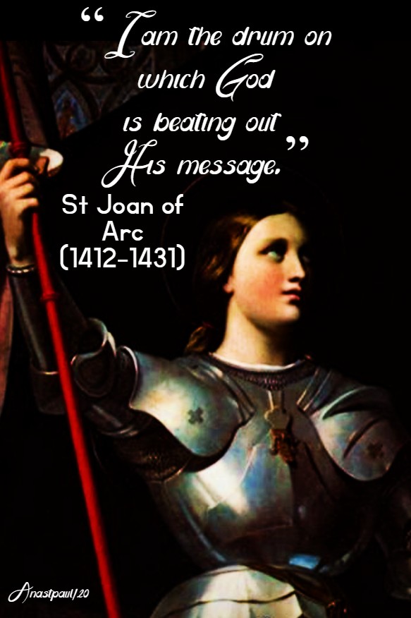 i am the drum - st joan of arc - 30 may 2020