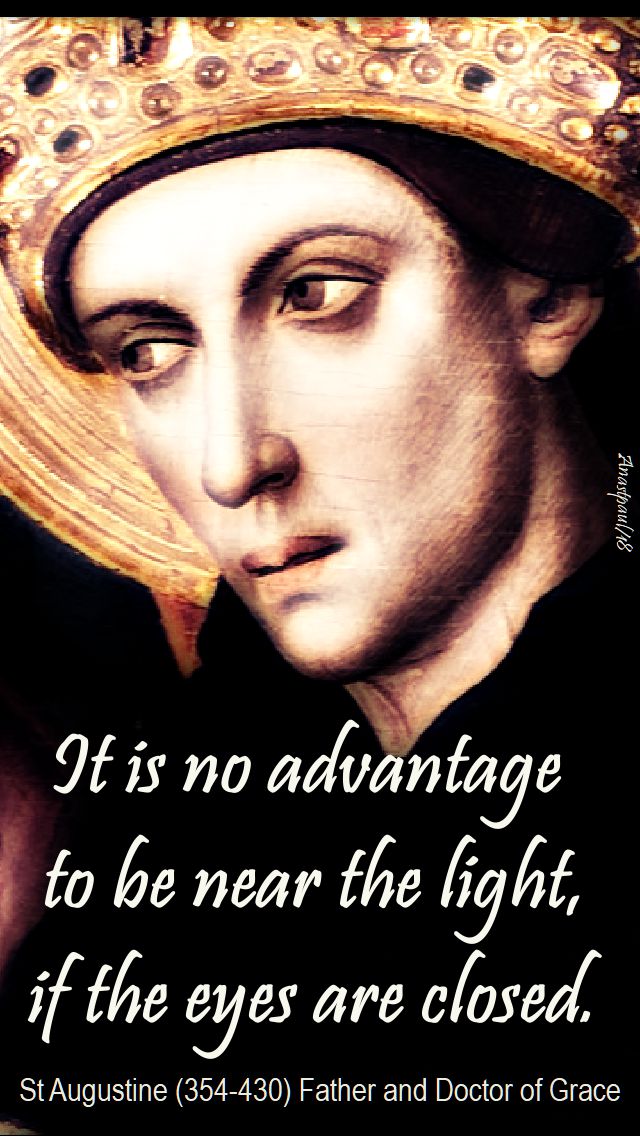it is no advantage - st augustine - 3 may 2018