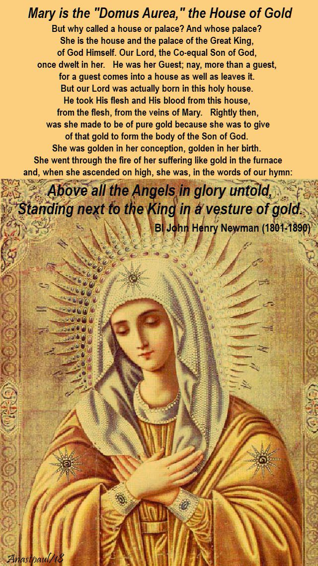 mary is the house of gold