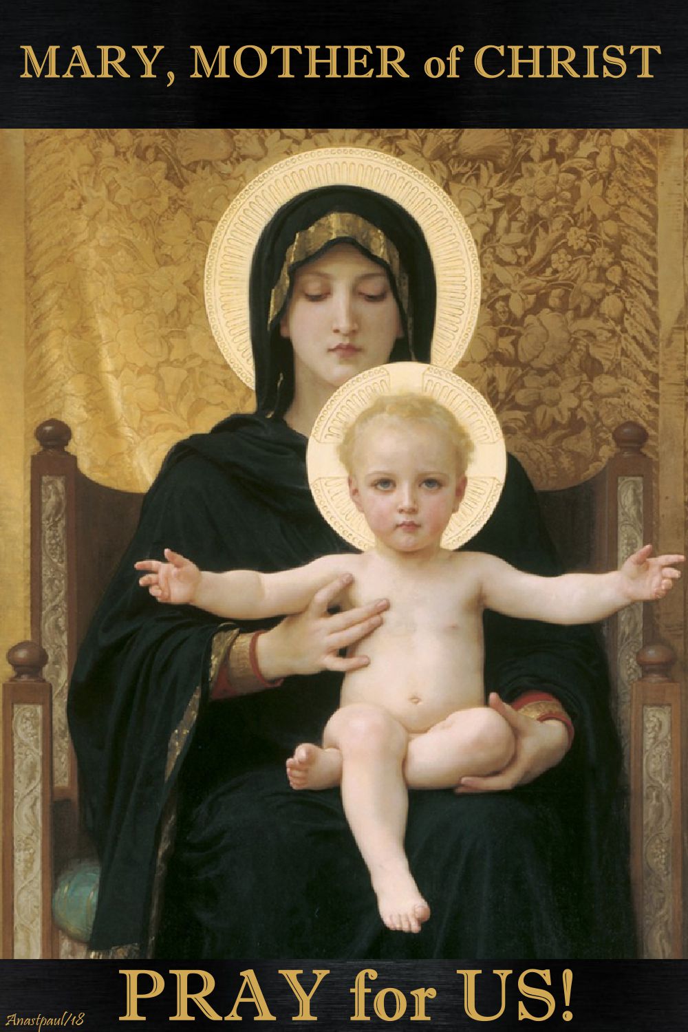 mary mother of christ - pray for us - 8 may 2018