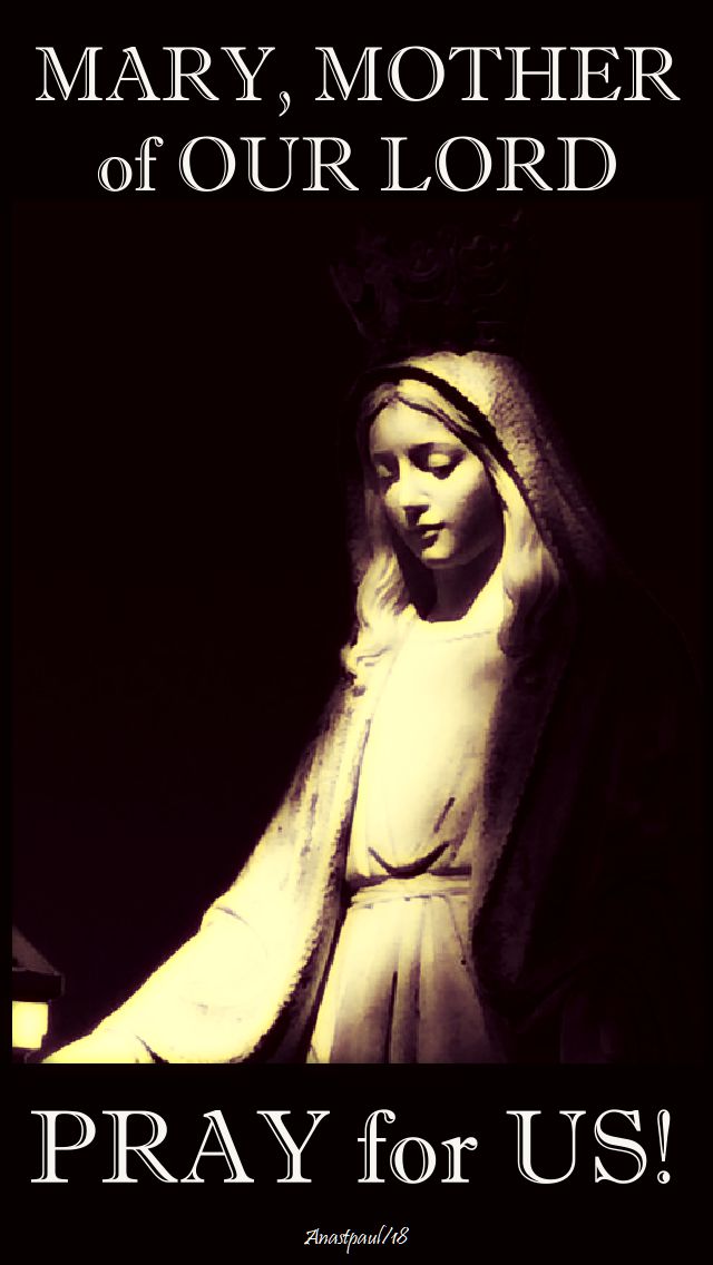 mary, mother of our lord pray for us - 31 may 2018 - the visitation