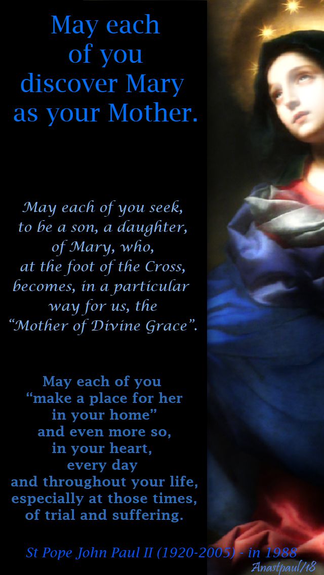 may each of you (on mary) - st pope john paul - 29 may 2018