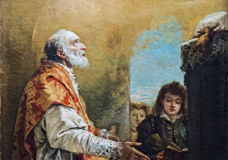 St. Philip Neri by Giandomenico Tiepolo