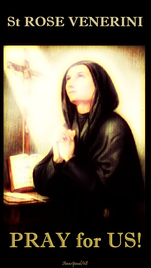 st rose venerini - pray for us - 7 may 2018