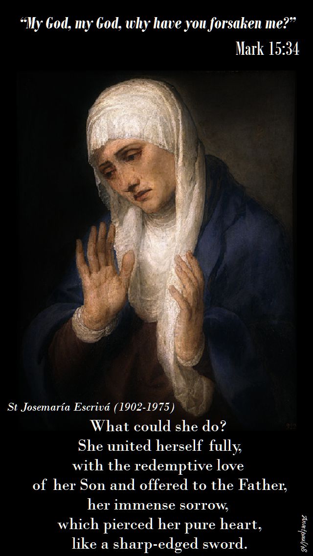 what could she do - she united herself - st josemaria - 17 may 2018