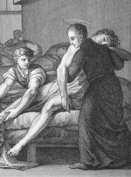 aloysius gonzaga tending patients