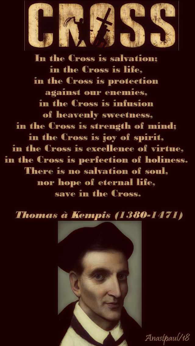in the cross - thomas a kempis - 14 june 2018 - no 2