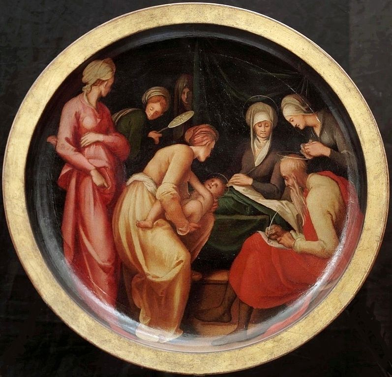 Pontormo,_natività_del_battista_01