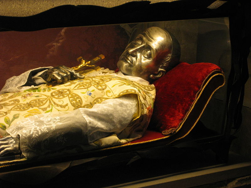 Saint Gaspar Bertoni, in the Church of Stigmates in Verona