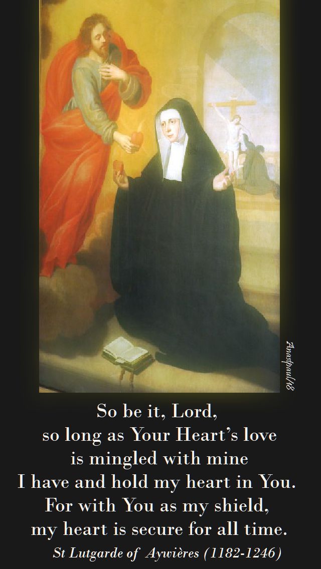 so be it lord - st lutgarde - 16 june 2018