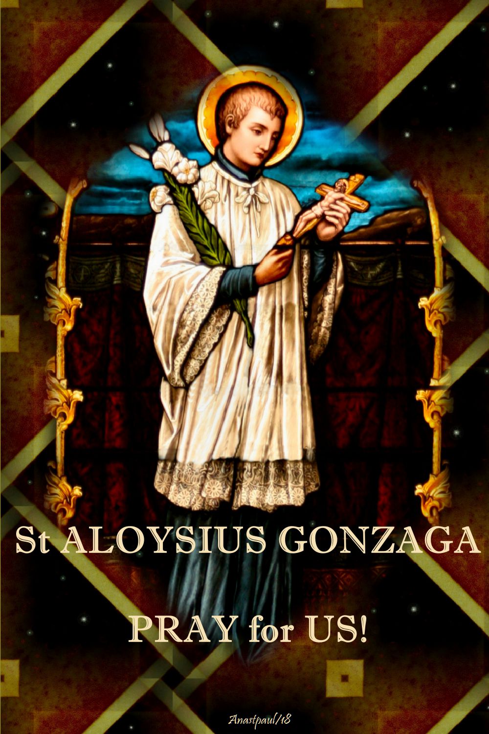 st-aloysius-gonzaga. - pray for us - 21 june 2018.pg