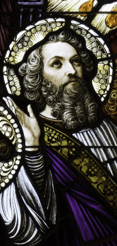 st irenaeus beautiful glass detail snip