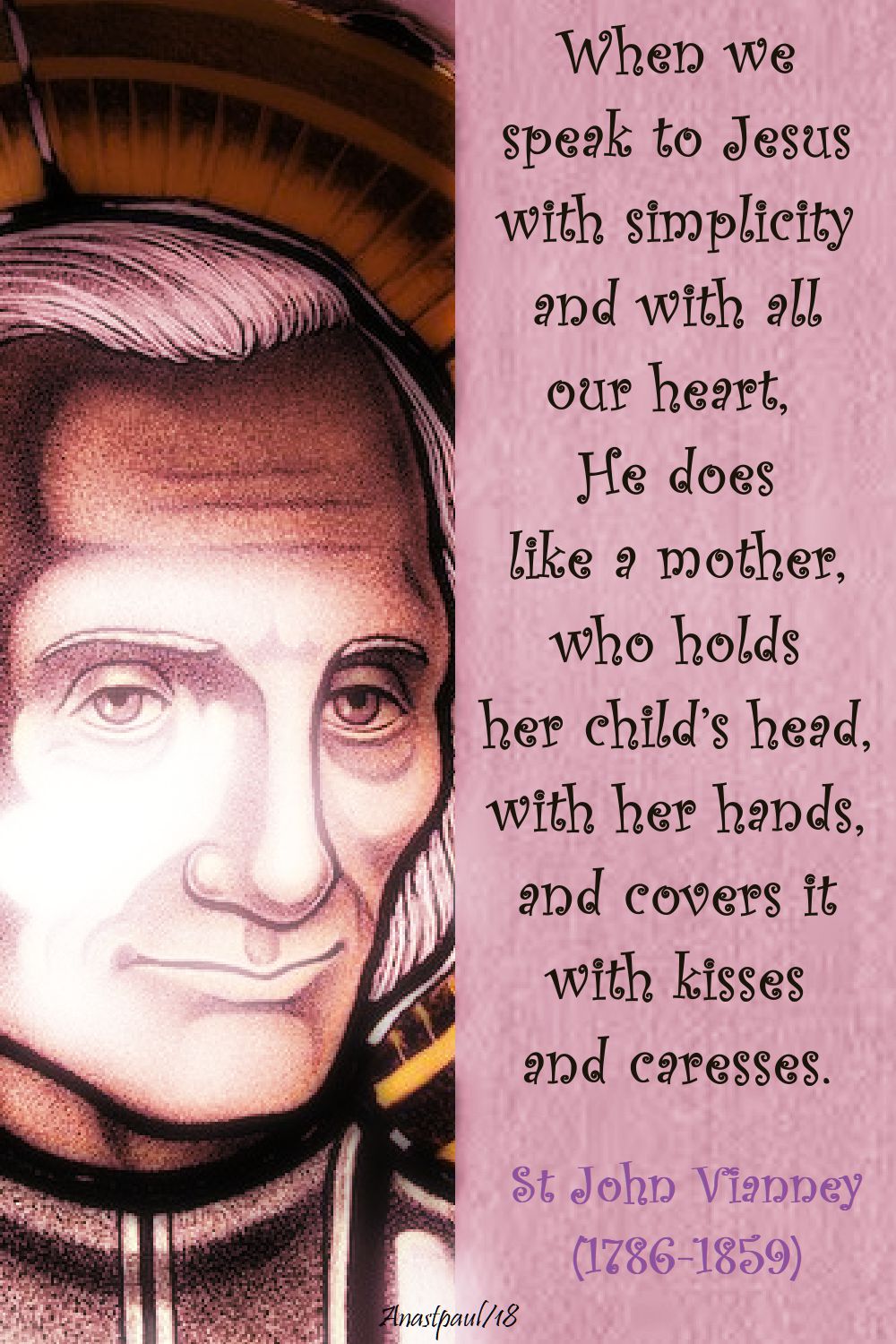 when we speak to jesus - st john vianney - 19 june 2018