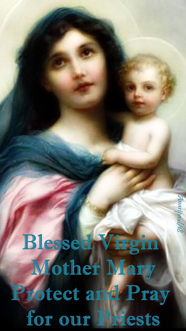 bl virgin mother mary protect and pray for our priests - 22 july 2018