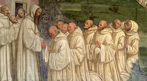 st benedict and monks