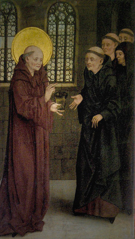 st benedict and the cup of poison