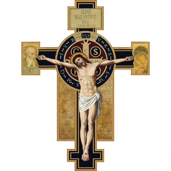 st benedict crucifix and medal