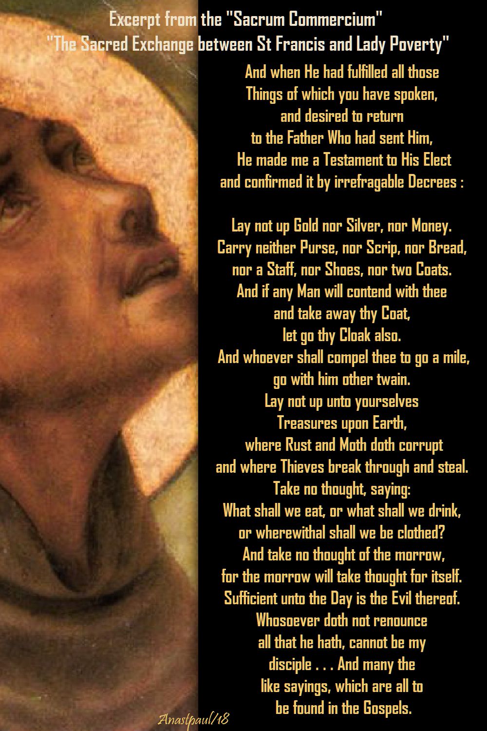 st francis - sacrum commercium - lady poverty no 1- 2 july 2018