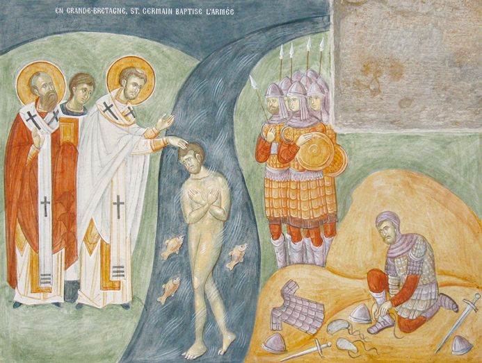 st germanus baptising