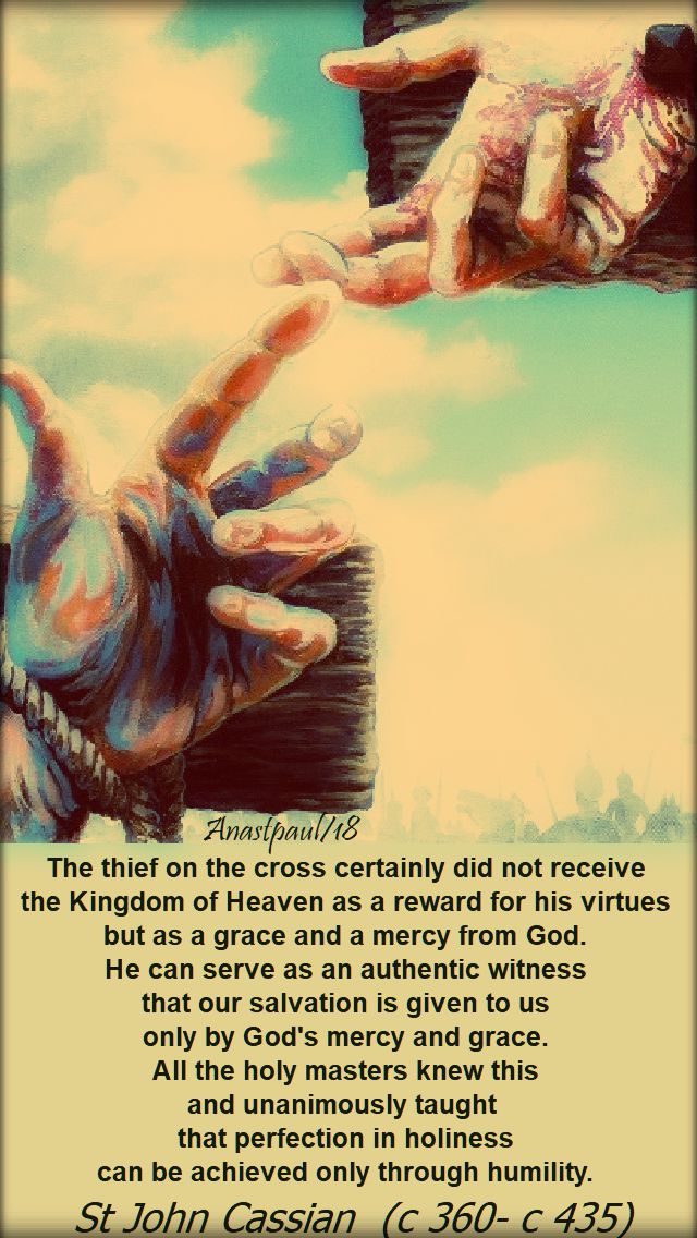 the thief on the cross - st john cassian - 23 july 2018