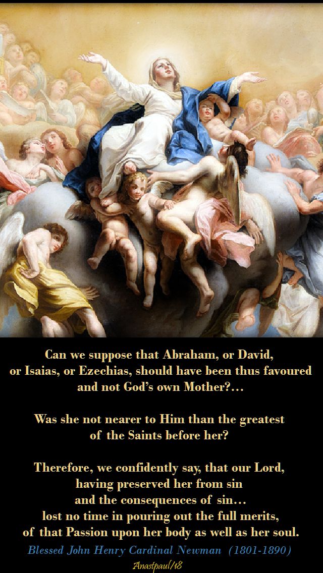 can we suppose that abraham or david - bl john henry - 19 aug 2018