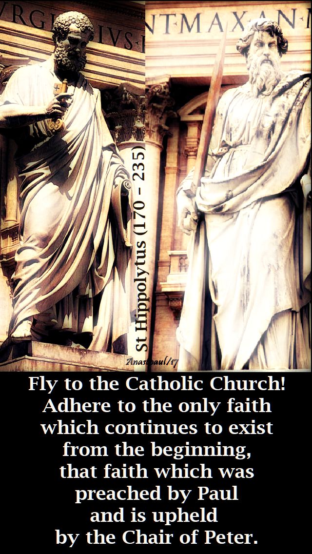 fly to the catholic church - st hippolytus - 13 aug 2018