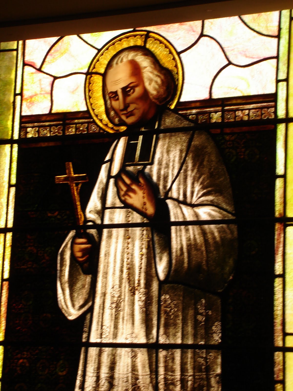 st john vianney - glass lg