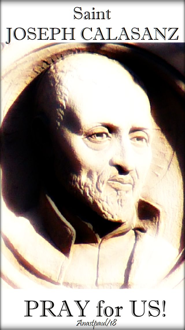 st joseph calasanz pray for us no 2 - 25 aug 2018